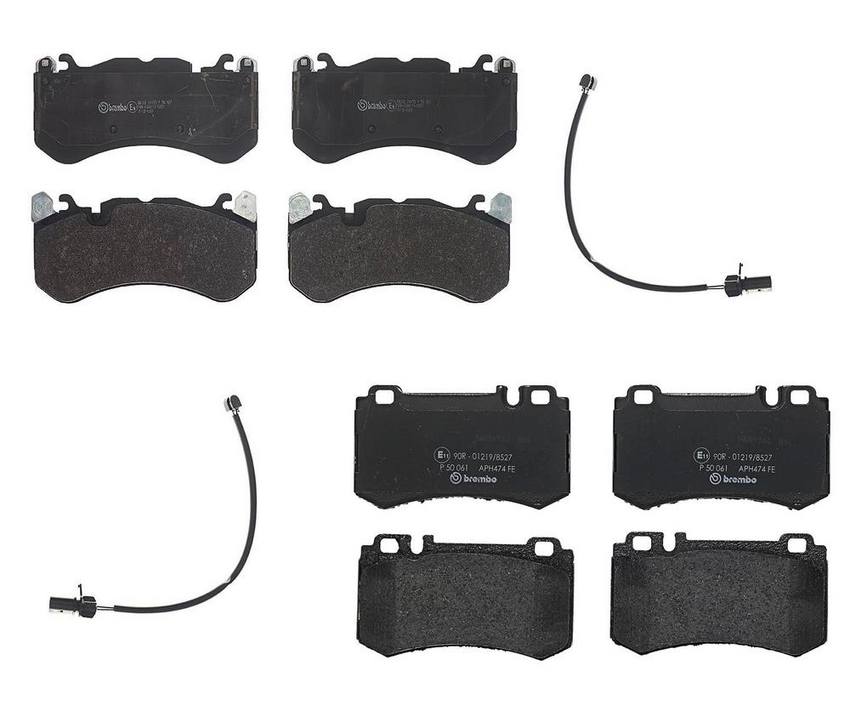 Brembo Disc Brake Pads Kit Front and Rear (LowMet) Brembo 1593754KIT